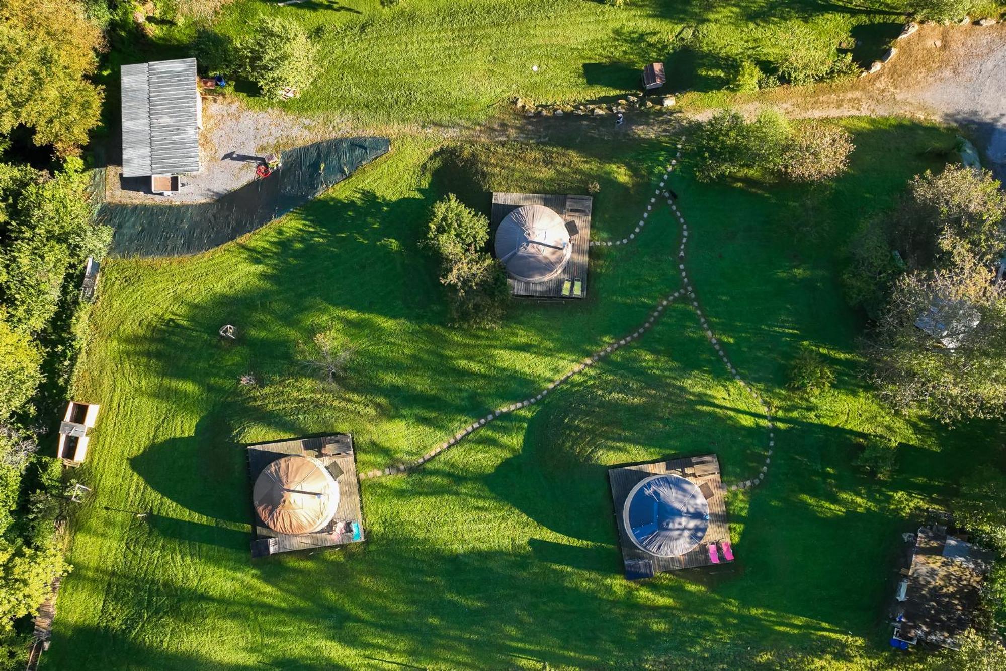 Yourtes Olachat Proche Annecy Faverges Exterior foto